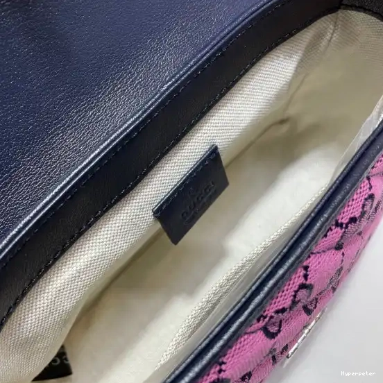Hyper Peter Bag Top GG Mini Marmont GUCCI Handle 0524